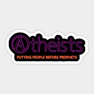 People before prophets Sticker